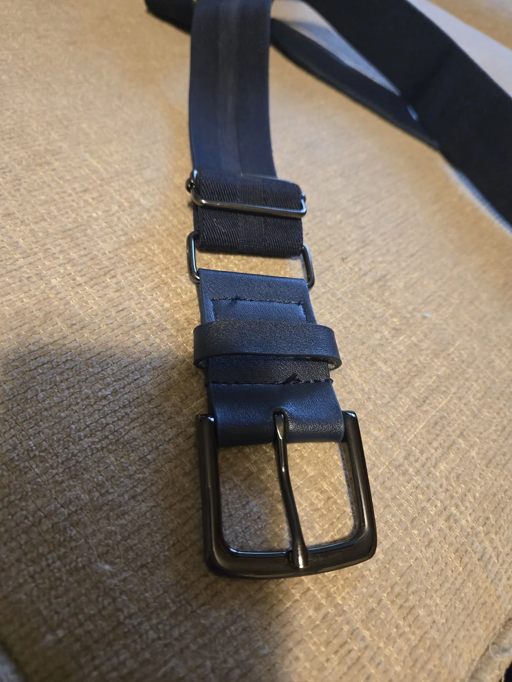 Nike Navy Blue Baseball Belt with White Swoosh